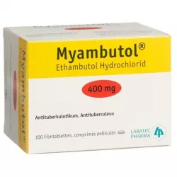 Этамбутол Миамбутол ФРАНЦИЯ Myambutol таб. 400мг №100 в Ростове на Дону и области фото