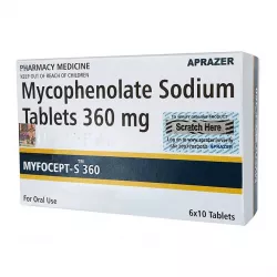 Майфортик, Феломика аналог (Myfocept-S 360) 360мг таб. №60 в Ростове на Дону и области фото