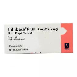 Инхибейс ПЛЮС (Inhibace Plus) 5мг/12,5мг таб. №28 в Ростове на Дону и области фото