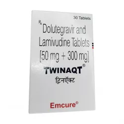 Твинакт Довато полный аналог :: Twinaqt :: Долутегравир Ламивудин 50+300мг таб. №30 в Ростове на Дону и области фото