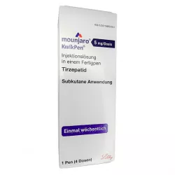 Мунджаро 5 мг / доза 4 дозы :: Тирзепатид Mounjaro KwikPen в Ростове на Дону и области фото