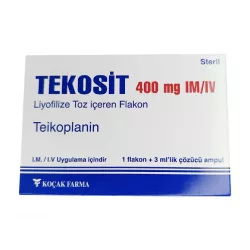 Тейкопланин Текозит :: Tekosit лиофилизат для инъекций 400мг №1 в Ростове на Дону и области фото